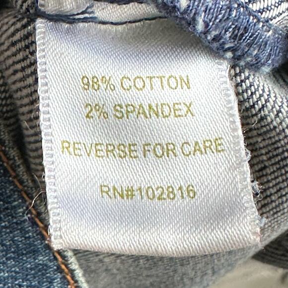 Garnet Hill Ruffled-Trimmed Denim Jacket - Picture 8 of 8